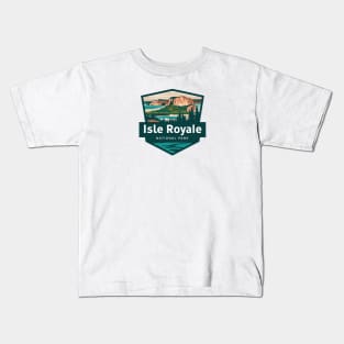 National Park Isle Royale Michigan Kids T-Shirt